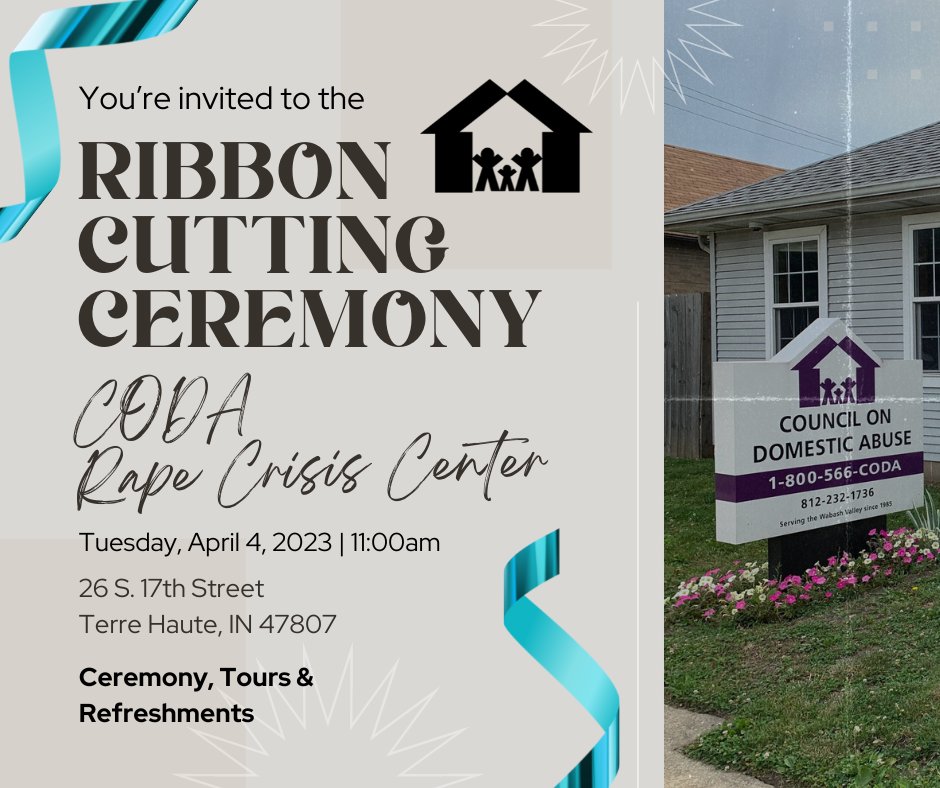 ICESAHT's tweet photo. CODA is now a registered Rape Crisis Center and we are excited to be there with them today!  The celebration begins at their ribbon cutting ceremony at 11 AM, today!  
For more info check out their website https://t.co/DMno7pZixq. #SAAPM https://t.co/7OKc2YGywd