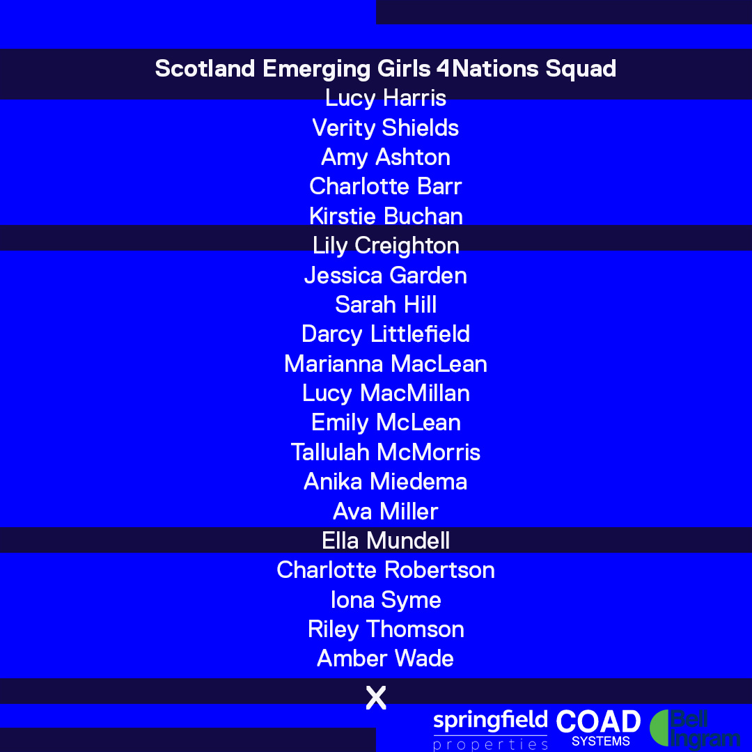ScottishHockey's tweet photo. Scotland youth squads announced to play Four Nations in Belgium and Nottingham.🏴󠁧󠁢󠁳󠁣󠁴󠁿

Read more here👉 https://t.co/LugUqogU8X https://t.co/jjV8Fd8cYQ