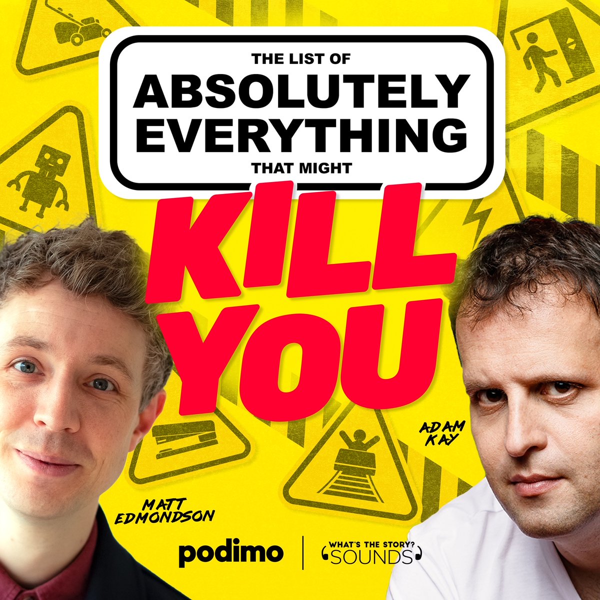 I have a new podcast out today! Its snappy title is THE LIST OF ABSOLUTELY EVERYTHING THAT MIGHT KILL YOU. It's me & @MattEdmondson talking all things dangerous, in a theoretically amusing way. First two eps available now, using the internet. @Podimo_UK link.chtbl.com/listeverything…