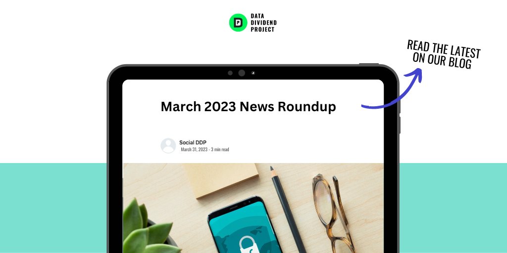 ddpforall's tweet image. In the March 2023 Roundup,  we curated a list of the most important news stories that affect your data rights.

Read stories like:

Facebook&apos;s $725M settlement in Cambridge Analytica.

ChatGPT is a data privacy nightmare.

and more!

Link: [ow.ly/cq8Q50NzmJy]

#ddpforall