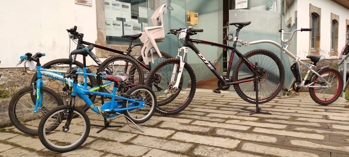 En el Centro de Interpretación del Sueve puedes alquilar bicicletas para toda la familia.

sierradelsueve.es