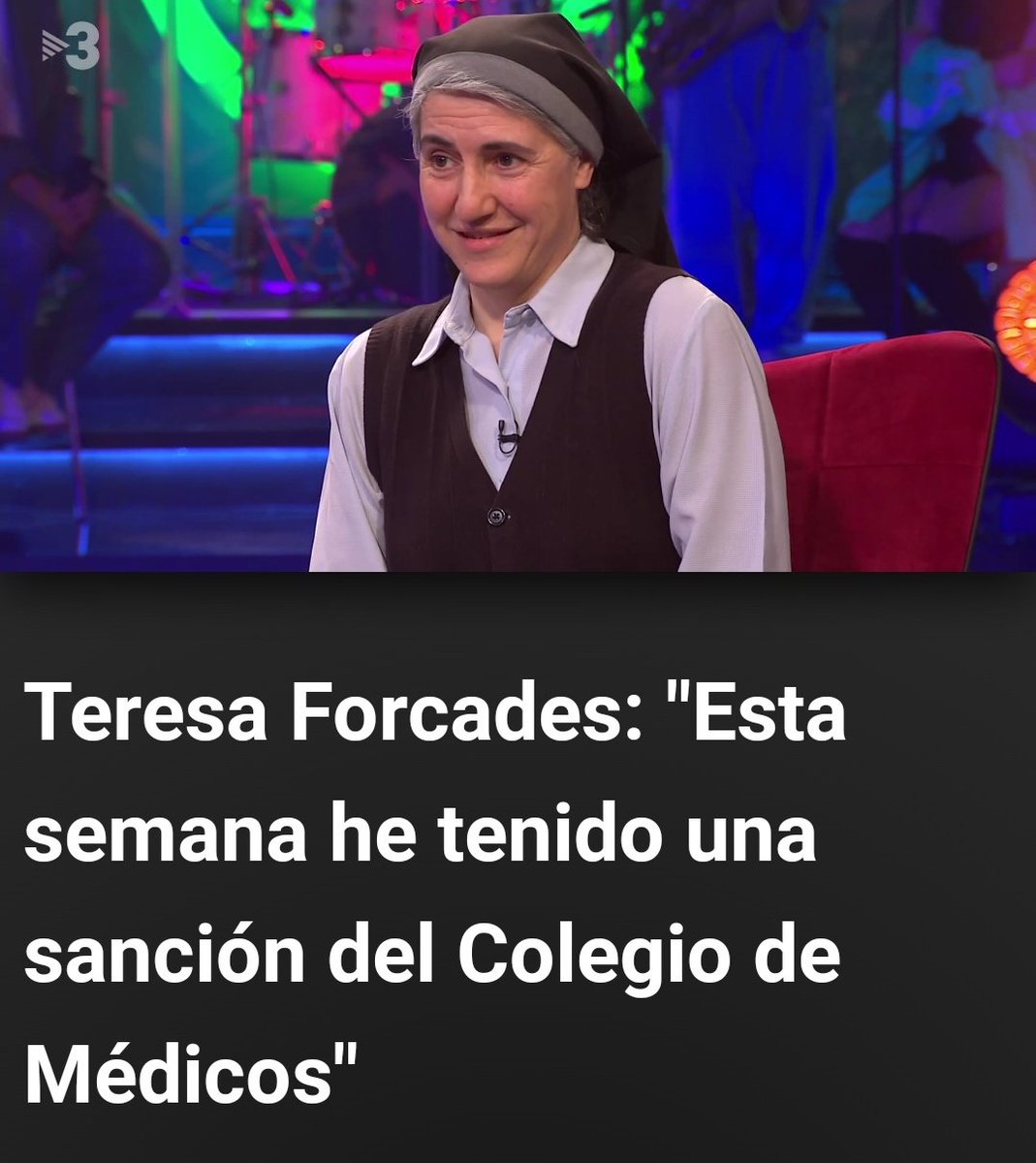 DoctoraPrego's tweet photo. Toda nuestra solidaridad con la Médico y monja Teresa Forcades, sancionada este abril de 2023 por el Colegio de Médicos por hacer públicas sus opiniones científicas.
#fraudedeley #abusodederecho
https://t.co/dtsdmcnD9y https://t.co/87uAFs9Sqw