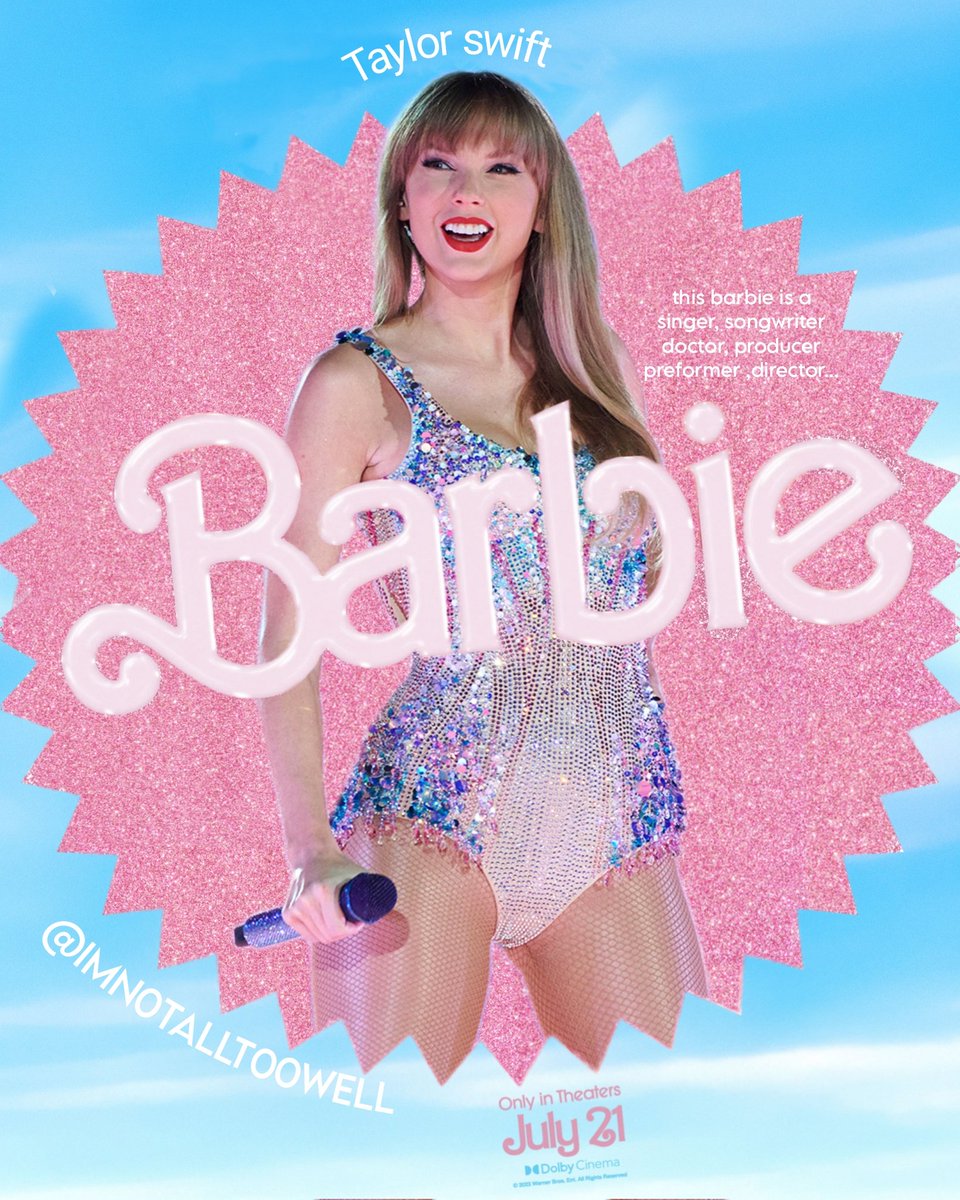updateswiftbr's tweet photo. A diamond's gotta shineee! 
#Barbie https://t.co/DkRGDerO1n