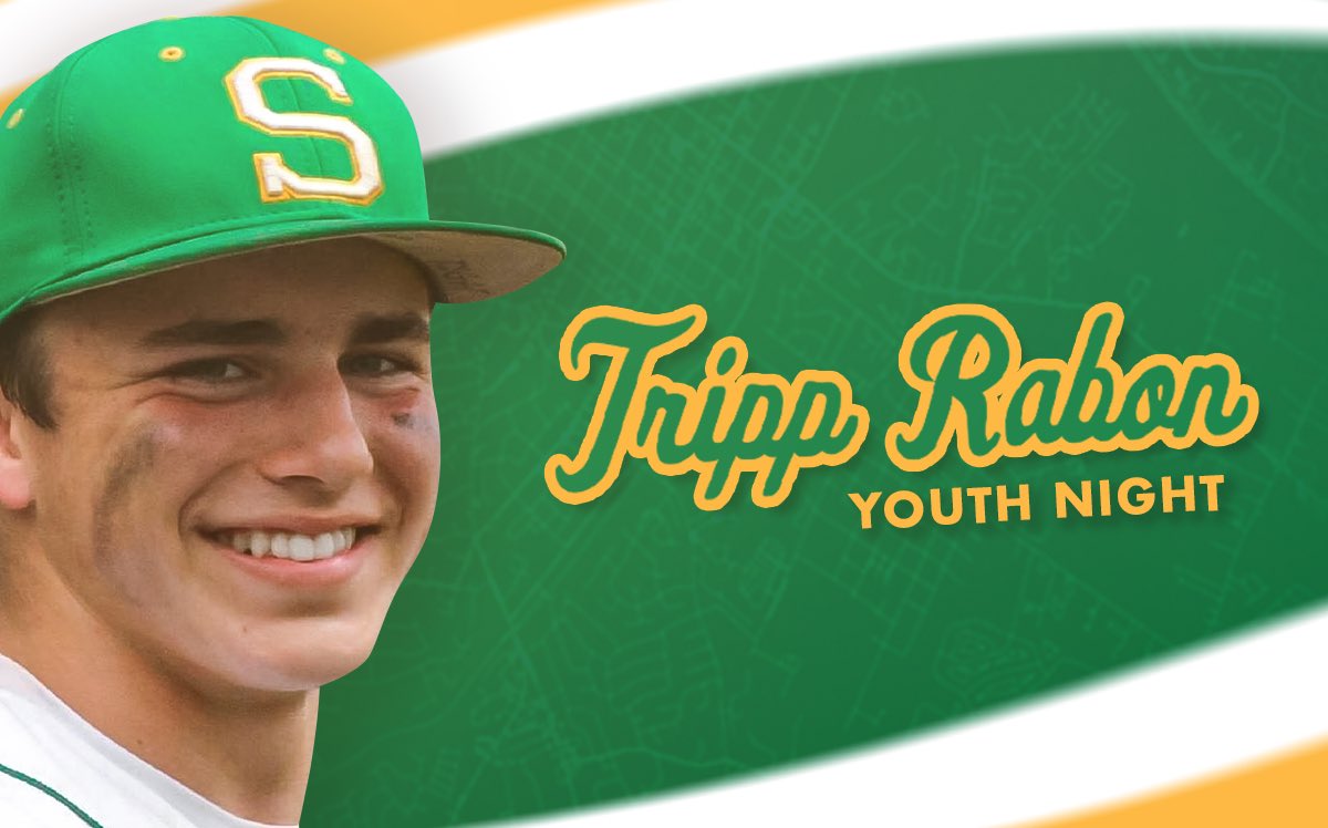 Tripp Rabon Youth Night returns this Friday!

Elementary &amp; middle schoolers wearing Green Wave gear get in free! 

Kids will take the field with their favorite player for the National Anthem and get to run the bases after the game! 

Get your tickets now: summervilleathletics.com/partner/28/eve…
