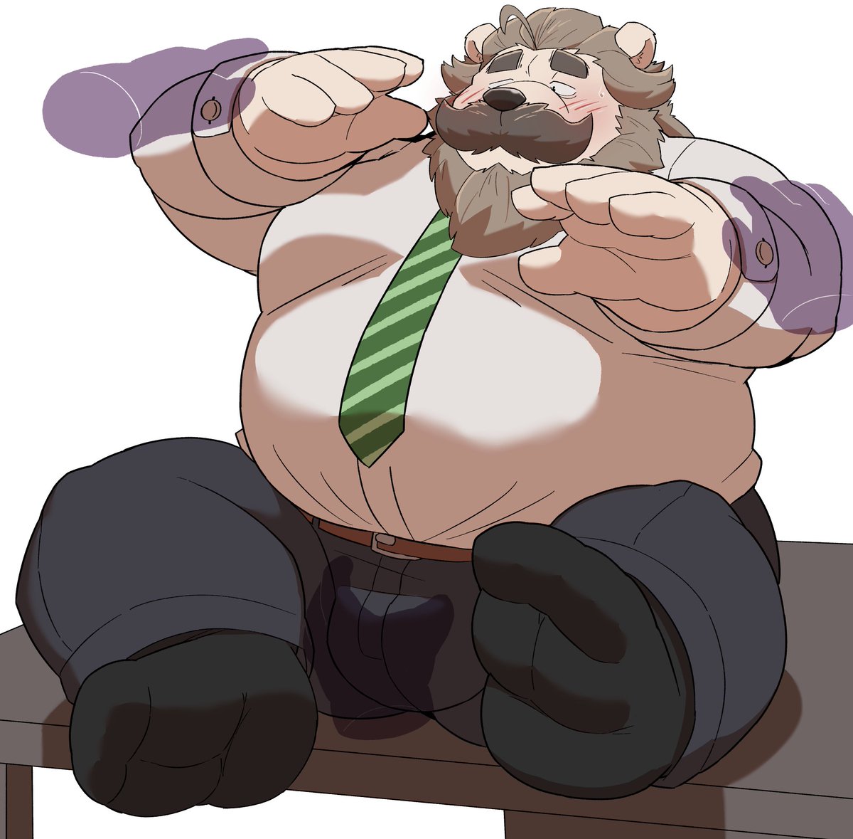 OlToons's tweet photo. It looks like the welcome party has come to greet Griswold on his first day at the office, but it seems they have something else in mind...

🎨: @omo_kemo https://t.co/twSRECEx3s