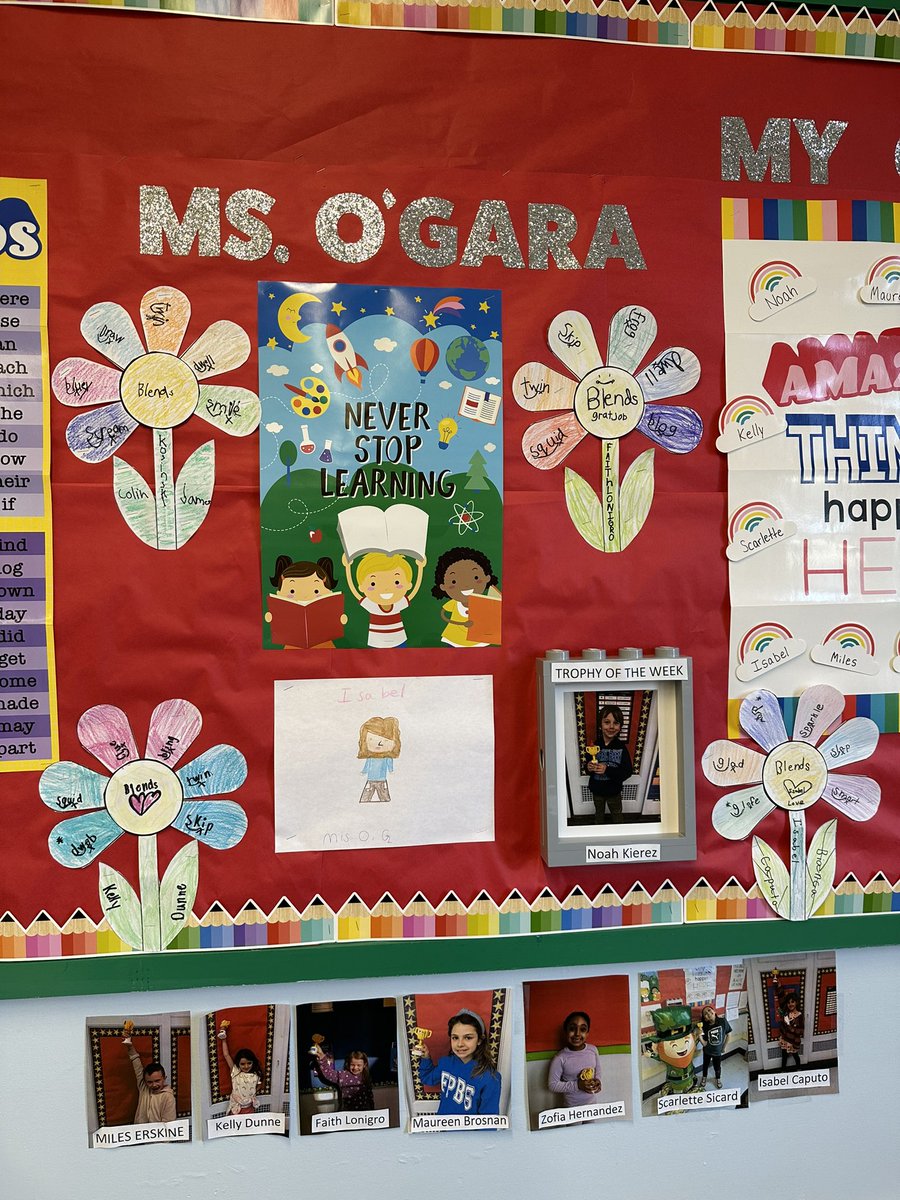 MsJOGara's tweet photo. Our blends are blooming in Room 103!! Also, the trophy wall is growing! @FPBSchools @JohnDekams #fpbsdSHINES https://t.co/ecPXmXIfiV