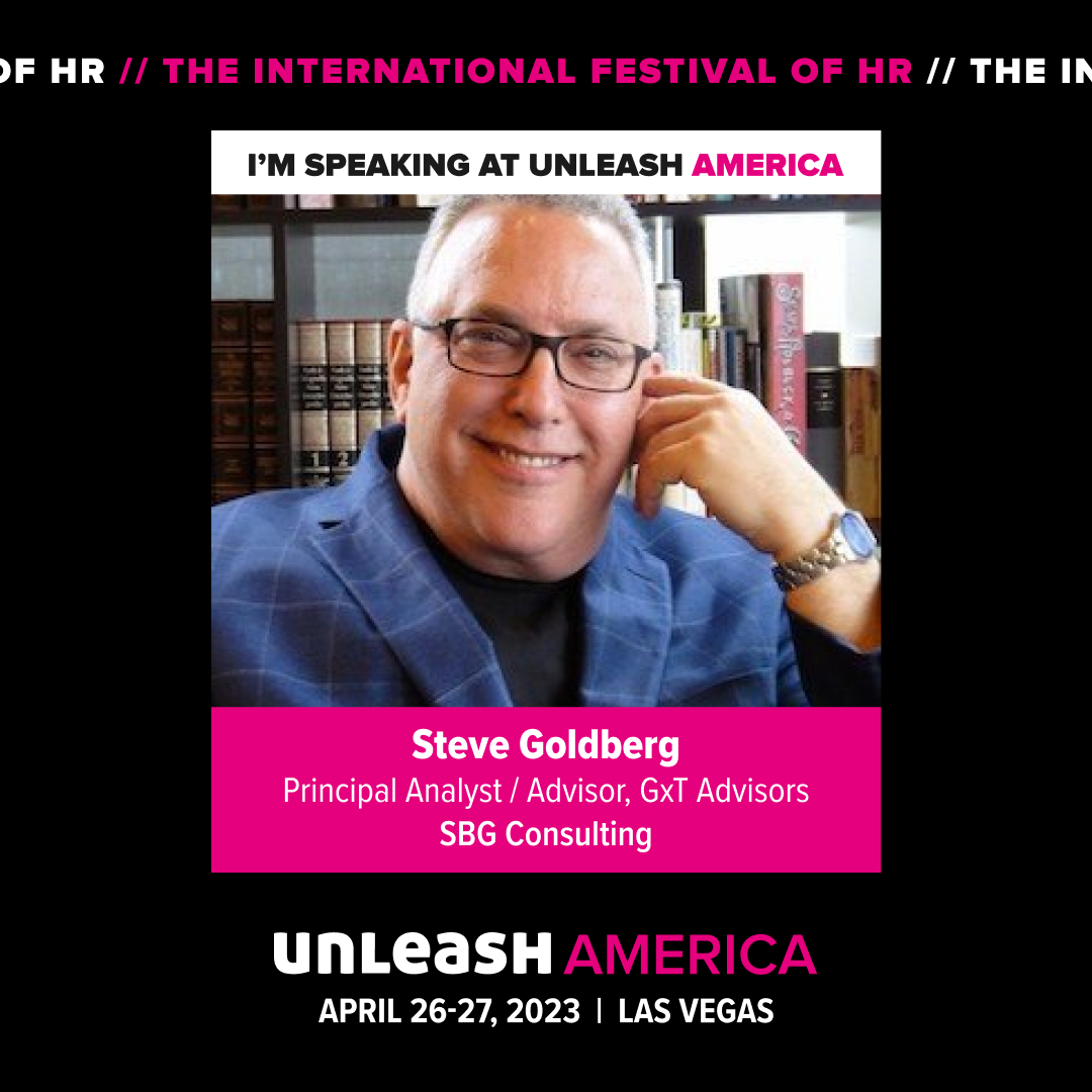 Looking forward to @GXTAdvisors presenting <a href="/UNLEASHgroup/">UNLEASH</a> in #VEGAS ; join me and <a href="/SBGHRTech/">Steve-G</a>  on April 27th for an executive boardroom session on #OrgAgility!