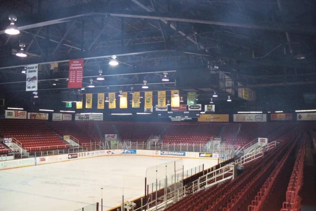 Steve on Twitter "The old Toledo Sports Arena. Small ice surface