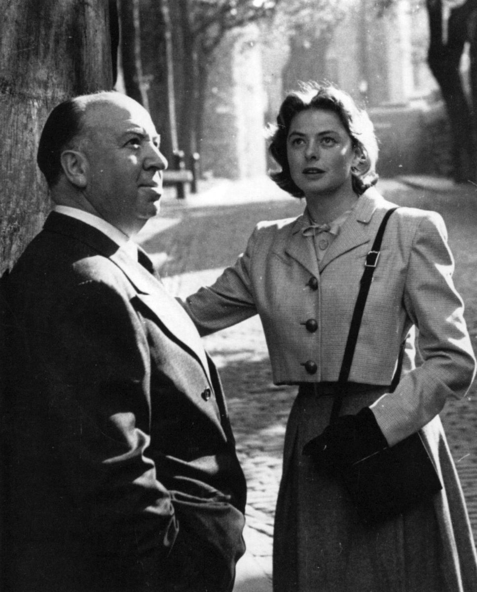 Alfred Hitchcock ve Ingrid Bergman