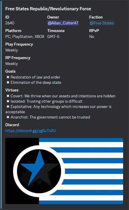 Fallout 76 Roleplay Hub tweet media
