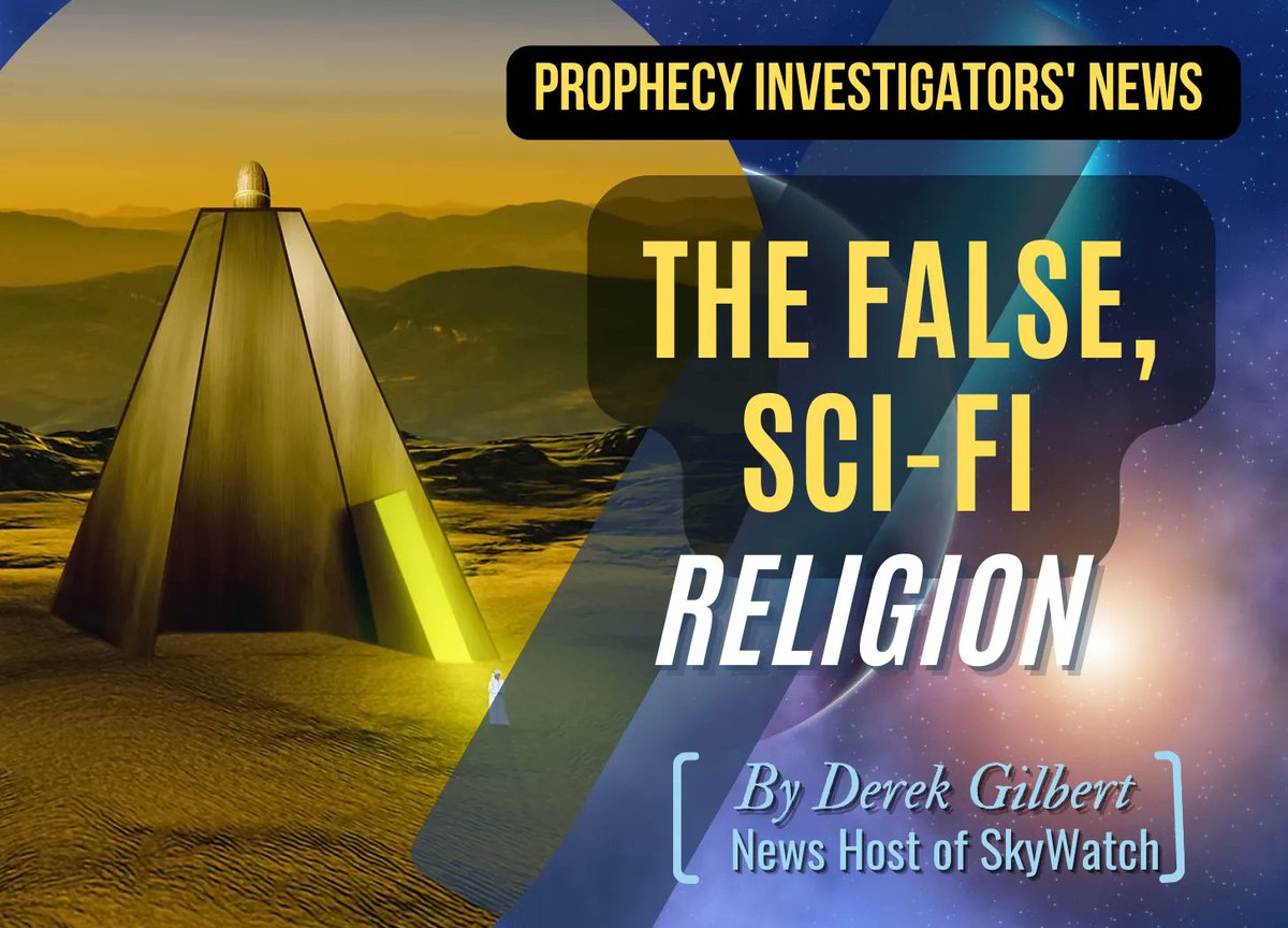 ProphecyInvest1's tweet photo. The False, Sci-Fi Religion By @derekgilbert, Host of SkyWatch TV  How long before an official announcement that the ETIs—the old gods—are finally back?
https://t.co/tdC14sWFRF

#prophecyinvestigatorsnews #scifi #ET #ufos #ancientaliens #DerekGilbert #skywatchtv https://t.co/PsXZwb73He