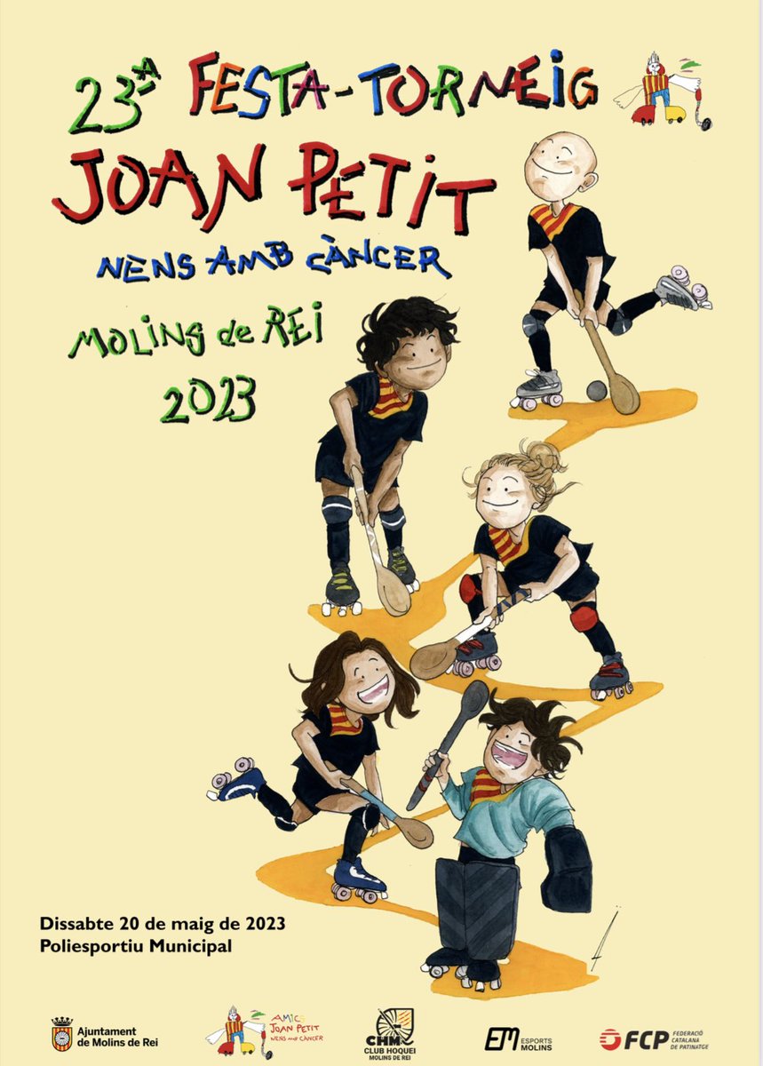 jsalvadoirius's tweet photo. A la Fundació #JoanPetitNensAmbCàncer no ens aturem, i avui hem engegat la nova edició 2023 a Molins de Rei, amb dos padrins de luxe: Ignacio Alabart i Mònica Usart.
#stickcontent ☺️ #stickcontenta https://t.co/UgURrR8RV4