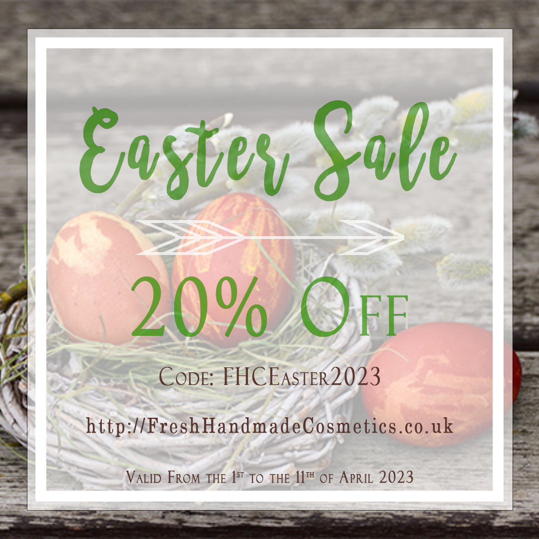 FHCCosmetics's tweet photo. Happy Easter 2023 20% OFF! Enjoy our natural range of #ShampooBars #NaturalSoaps and #conditionerbars this #easter2023 by entering the code FHCEASTER2023 @ checkout until 11/04/2023 #plasticfree #vegan #palmoilfree #slsfree
https://t.co/hxVUJUyIbf https://t.co/4cpTQOupfa
