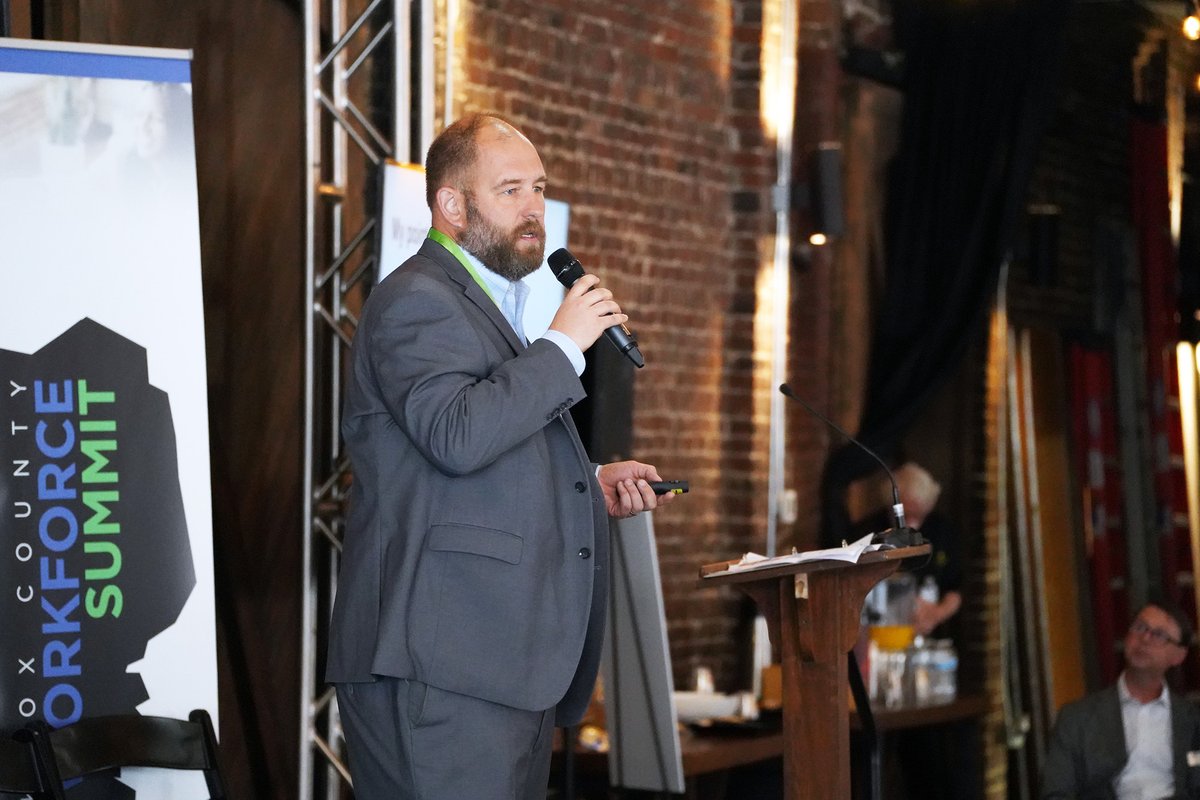 .<a href="/KnoxGov/">Knox Co. Government</a>, Knoxville Chamber, and presenting sponsor <a href="/RegionsBank/">Regions Bank</a> hosted over 100 attendees this morning at <a href="/JTerminalEvents/">Jackson Terminal</a> to discuss workforce issues and solutions in the region. Read more: bit.ly/40DOOMA