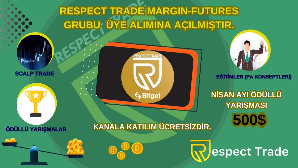 Başta <a href="/KriptoDayii/">Kripto Dayı</a> olmak üzere birçok tecrübeli analistlerimizin yer aldığı Margin-Futures grubumuza aşağıdaki referans linkten kayıt olup katılabilirsiniz.
Üye olduktan sonra <a href="/OfficialEser/">VEser</a> ile irtibata geçebilirsiniz. 

Üyelik: partner.bitget.com/bg/WXG0HV