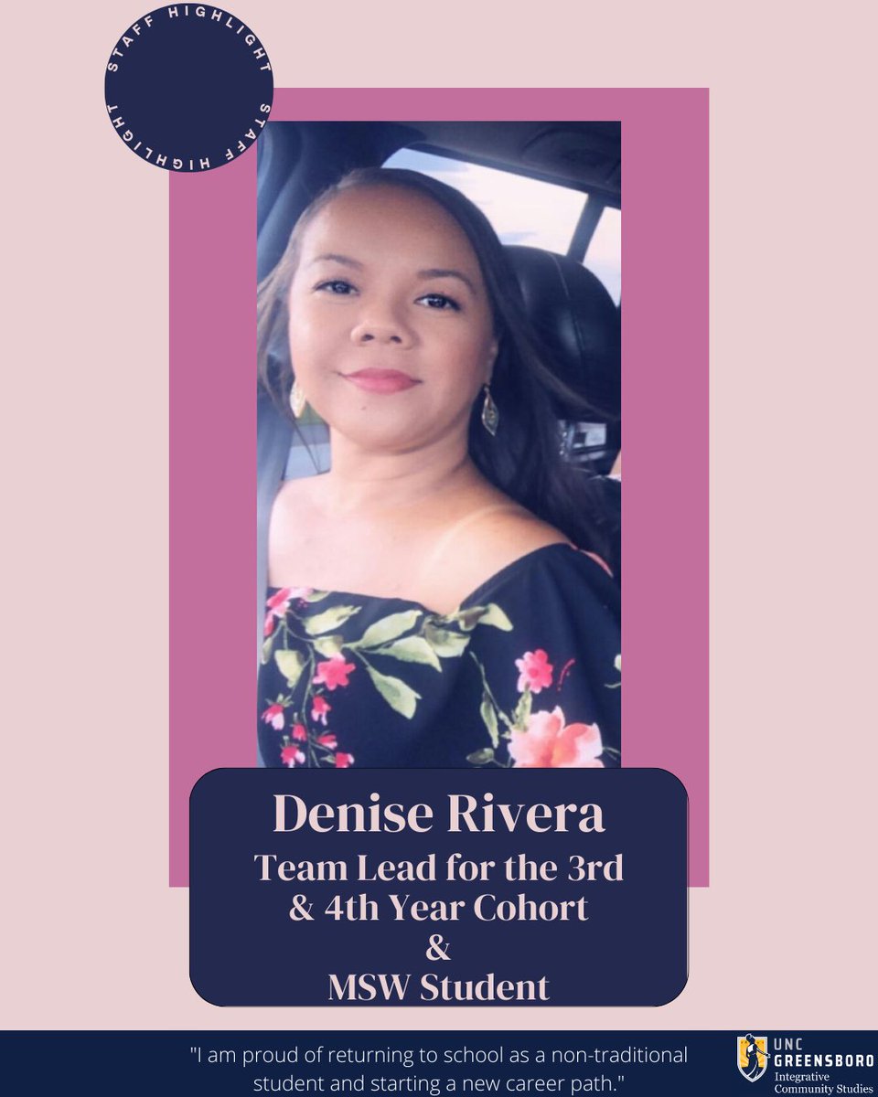 BeyondAcademics's tweet photo. Today, we want to highlight Denise Rivera, our 3rd and 4th-year cohort team lead. Denise has been with our office since Fall of 2021 and works hard every single day to support our students and fellow staff members. Thank you for all you do, Denise! 💙💛 https://t.co/uxCizJ85yT