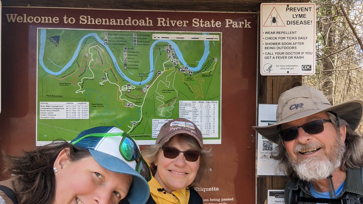 HodgesNKMS's tweet photo. After a long intermission, I'm back to my Trailsquest through @VAStateParks!  Numbers 29, 30, and 31. 😁 With @MrsCederholm https://t.co/0JUZLhp65H