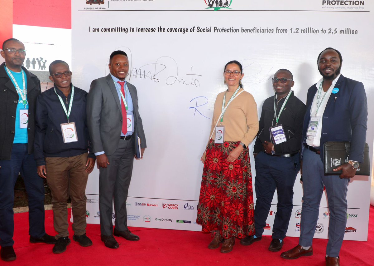 With <a href="/UNICEFKenya/">UNICEF Kenya</a> and <a href="/WFP_Kenya/">WFP in Kenya</a> colleagues at the Social Protection Conference #SPCKe2023