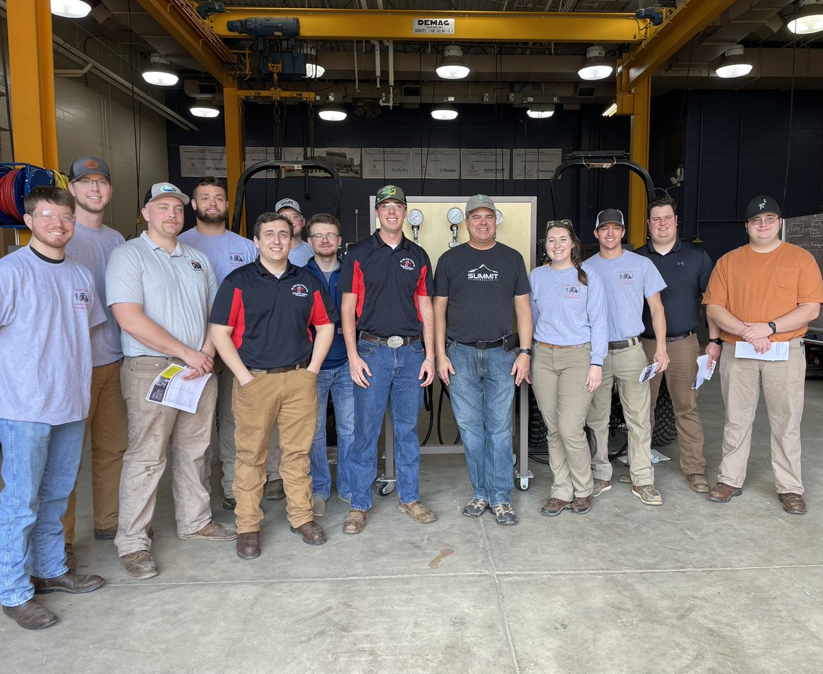 Some of our members had a great time hosting Tim Marks as a guest in their hydraulics class. Be on the lookout for their appearance on his Tractor Time with Tim YouTube channel!