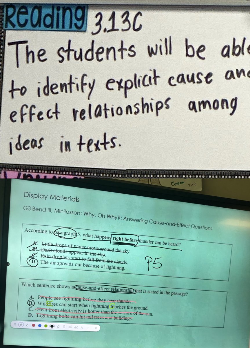 msflores_y's tweet photo. Cause and effect lesson for STAAR test prep. By far one of my favorites lessons I’ve done! https://t.co/F94m7uOD6v