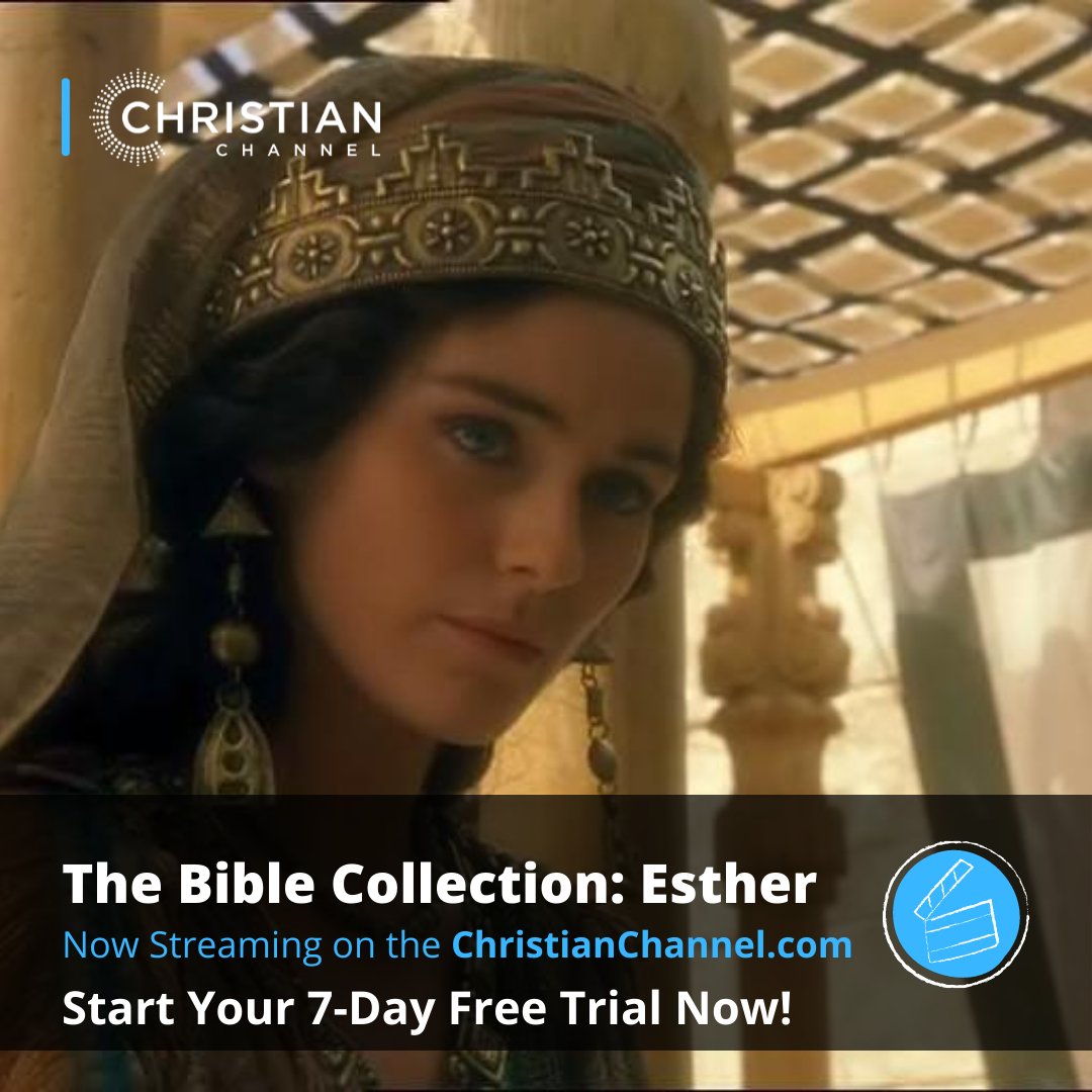 TheChristianTV's tweet photo. Start Streaming: The Bible Collection: Esther with a ⁠
FREE TRIAL on https://t.co/VM4h8oramO⁠
25% OFF 1-Year pass with PromoCode: Jesus25 https://t.co/7nerT2P74U
