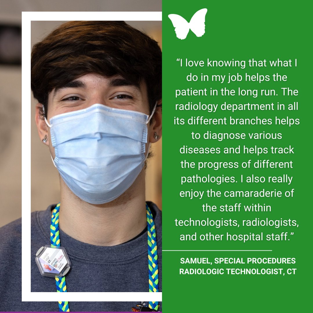 NCHCareers's tweet photo. “I love knowing that what I do in my job helps the patient in the long run.” -Samuel, Radiologic Technologist
Interested in joining Samuel's team? You can learn more at https://t.co/6wXeGeItG5 #JoinNCH https://t.co/F3cJlc2w3O