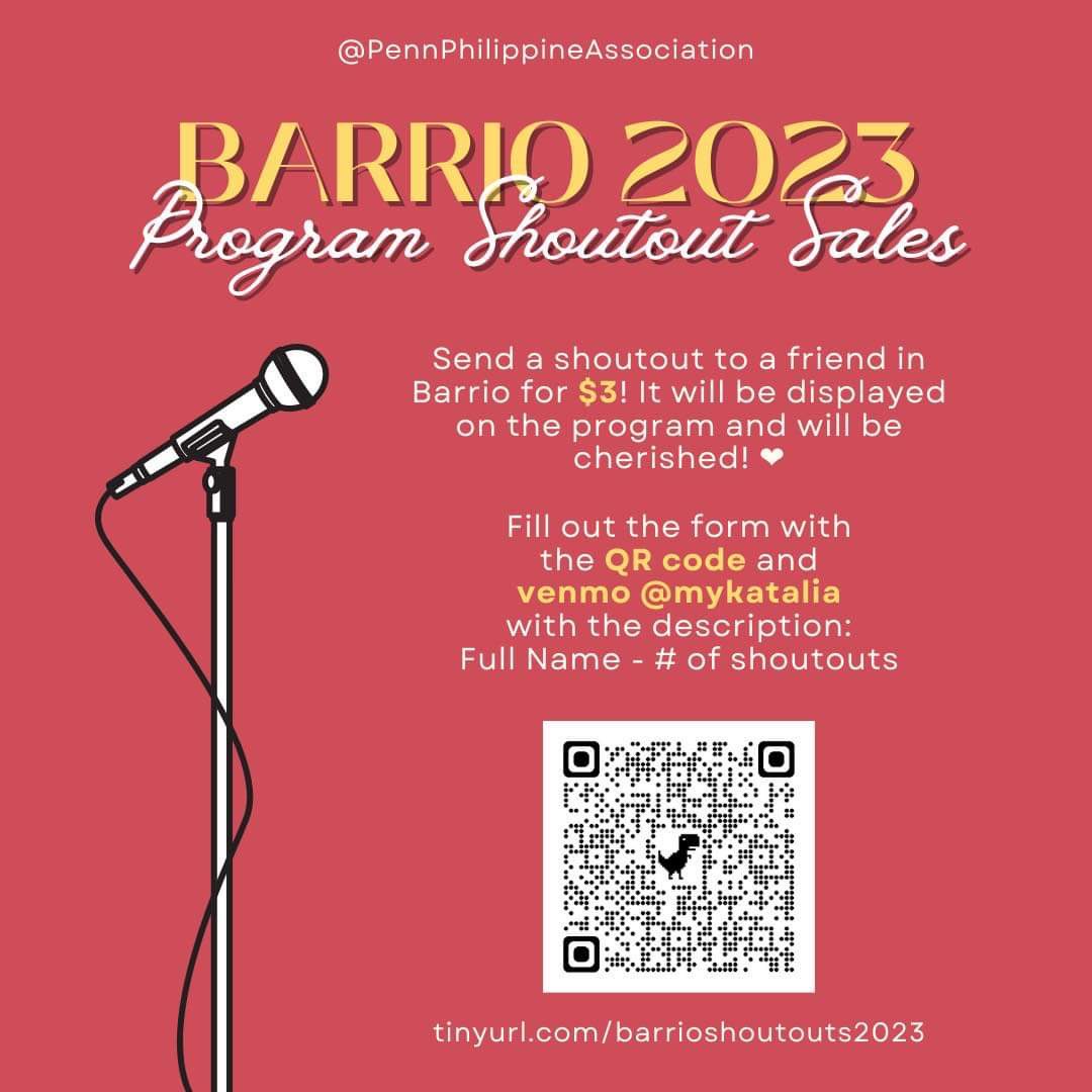 UPENNPPA's tweet photo. y’all know what time it is? it’s BARRIO SEASON 🇵🇭 check out the link in bio’s link in bio (aka go to our ig @/pennphilippineassociation) to get ur tix asap, and deadline for program shoutouts is THIS THURSDAY! you do NOT want to miss all this ❤️‍🔥👑 https://t.co/gDk0cFj5Jb