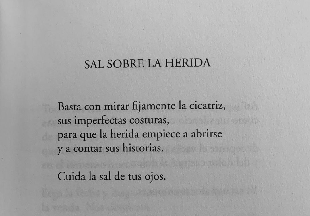 literlandweb1's tweet photo. Piedad Bonnett: "Cuida la sal de tus ojos". https://t.co/ZN0Ls2kBu1