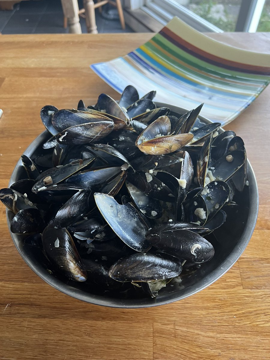 2kg, demolished! #Mussels #EatMoreFish #LocalSeafood #SupportLocalBusiness