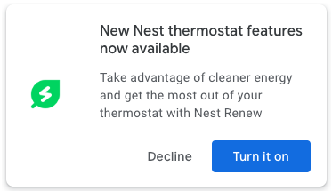 yetanotherfella's tweet photo. @googlenest this incessant nagging is a bit much. I already declined it 10 times before. And the iPhone app logs me out at random times and the whole cycle repeats https://t.co/b8koHFAw1m