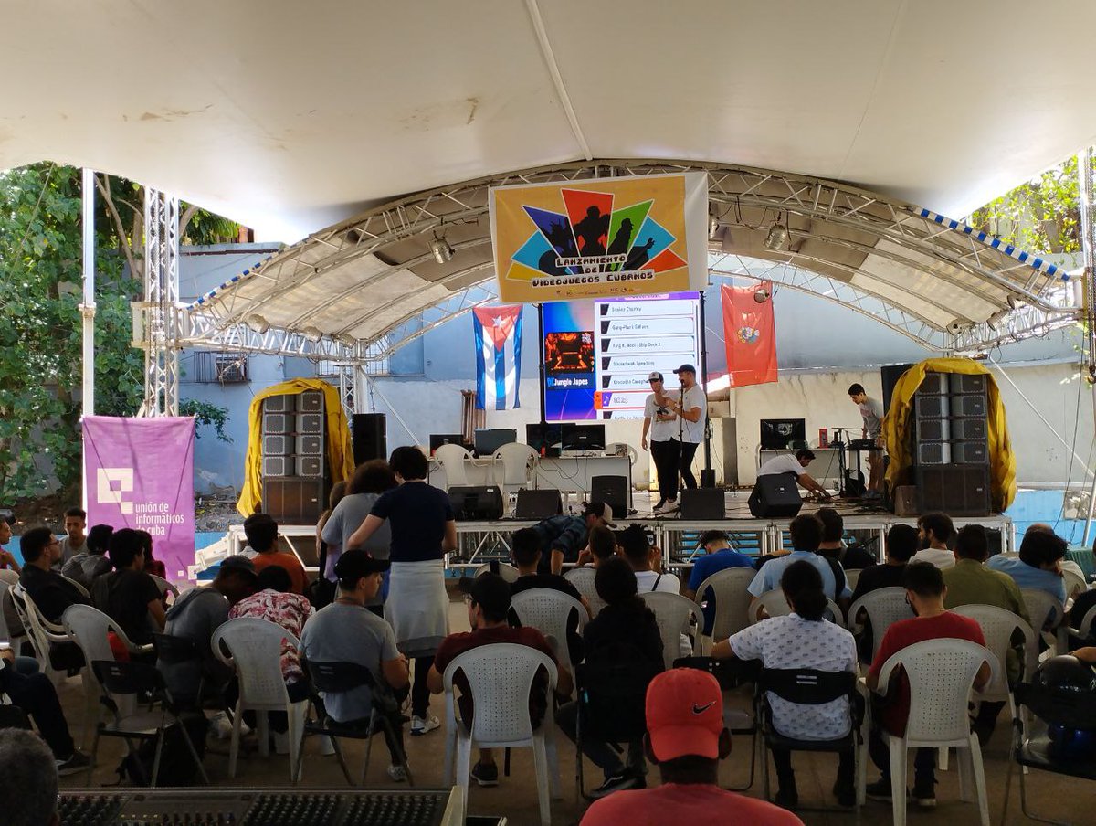UIC_Cuba's tweet photo. Con una feria, una jornada teórica y un torneo de exhibición de Smash Bros el Grupo temporal del Gobierno para la industria de videojuegos cubanos festejó este 4 de abril los aniversarios 61 y 62 de la @UJCdeCuba y la @OPJMCuba, respectivamente. #UICuba 

Abrimos🧵 https://t.co/xEIdNLQkGK