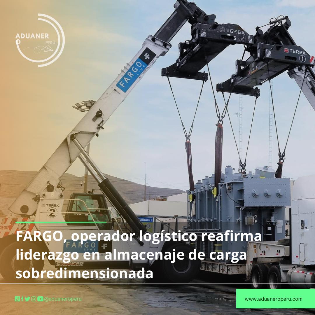 Fargo, operador logístico integrante de la corporación <a href="/ferreycorp/">Ferreycorp</a>, continúa reafirmando su liderazgo en el almacenaje de carga sobredimensionada en el Perú... bit.ly/3K8c3Y5

..

#aduanas #aduanasycomercioexterior #logística #logistic #exportacion #importaciones #perù