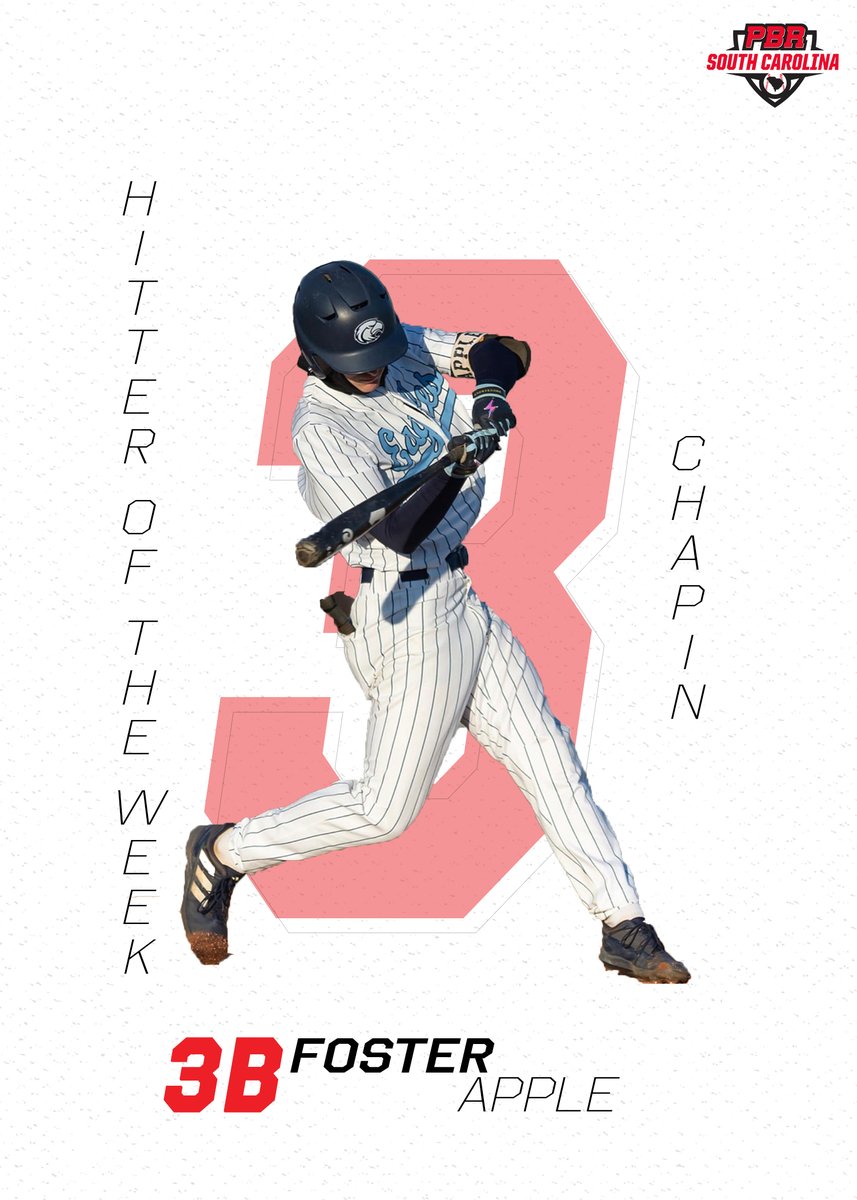 PrepBaseball_SC's tweet image. PBR South Carolina Weekly Honors
March 27 - April 1, 2023

Pitcher of the Week- AJ Cammorata @AJCammarota 
@BRTigerBaseball 

Player of the Week- Foster Apple @foster_apple 
@ChapinBaseball 

🔗:  loom.ly/CYwf3Wc

@blakelauriapho1