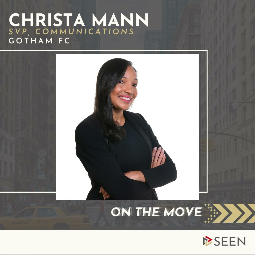 SEEN_community's tweet photo. The @nwsl season is in full swing and they are kicking it off with a new star over at @gothamfc ⚽️⭐️

Congratulations @thechristamann on your latest move!

#advancement #givingback #community #sportsandentertainment #sportsbiz #womeninsports #Blackwomeninsports https://t.co/uMkaPnrPkI