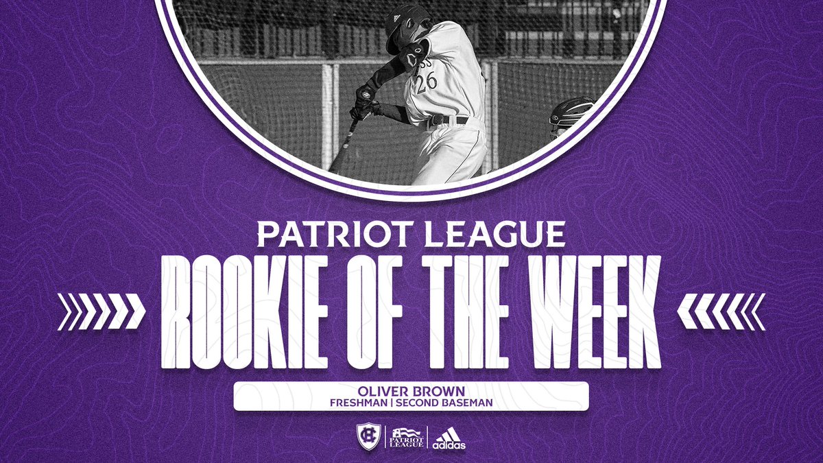 Holy Cross Baseball (@hcrossbaseball) on Twitter photo After a stellar showing against Bucknell yesterday, <a href="/OBrown907/">Oliver Brown</a> has been named the <a href="/PatriotLeague/">Patriot League</a> Rookie of the Week!
๐ฐ bit.ly/3Ud4dBk
#GoCrossGo After a stellar showing against Bucknell yesterday, <a href="/OBrown907/">Oliver Brown</a> has been named the <a href="/PatriotLeague/">Patriot League</a> Rookie of the Week!
๐ฐ bit.ly/3Ud4dBk
#GoCrossGo
