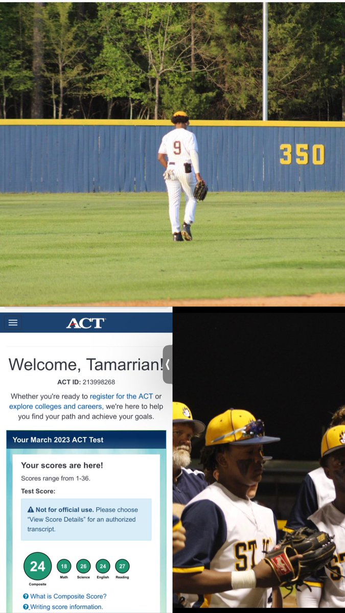 teerobinson0's tweet photo. Got my ACT score back a few days ago… All glory to GOD for my score.🙏🏽 https://t.co/pPFRvJUaW2