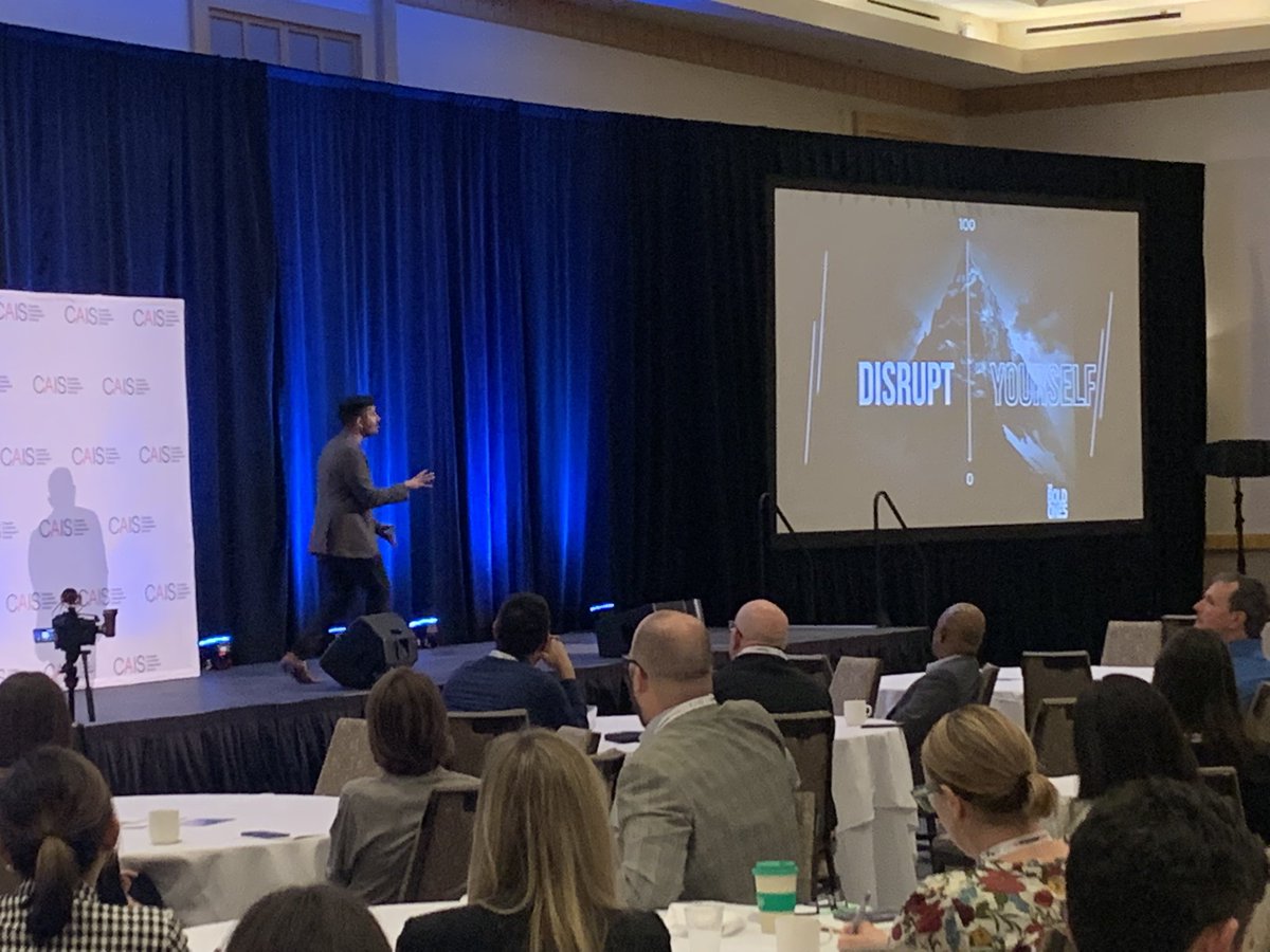 david_di_toront's tweet image. Very happy to have Shawn Kanungo, Author, Keynote Speaker, Disruption Strategist to present the final keynote at #CAISNLC  “Creating the Future, Together” @CAIS_Schools