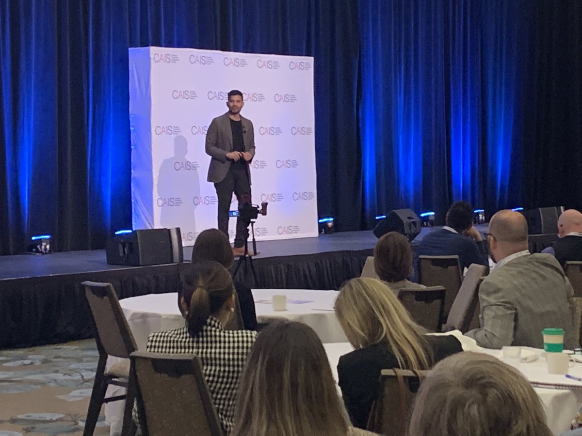 david_di_toront's tweet image. Very happy to have Shawn Kanungo, Author, Keynote Speaker, Disruption Strategist to present the final keynote at #CAISNLC  “Creating the Future, Together” @CAIS_Schools