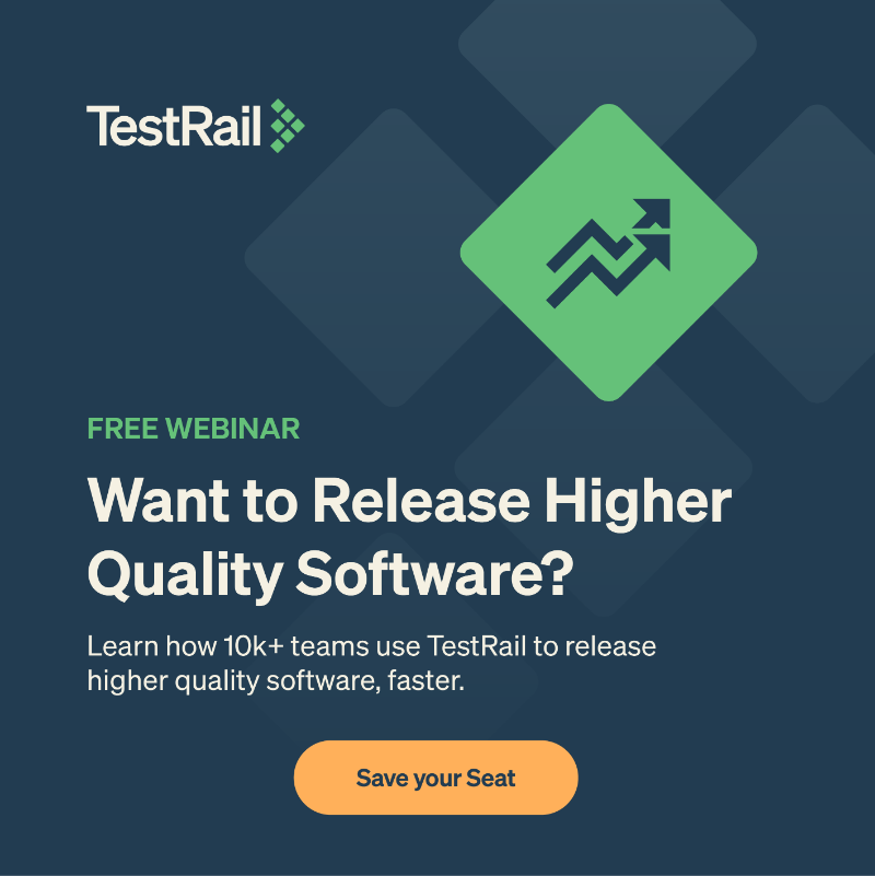 testrail's tweet photo. Attention DevOps/QA Professionals:

Do your current test processes &amp; QA take up too much time?

There's a better way.

See why testers like you use TestRail. 

Register for a free webinar to learn how you can optimize testing efforts within your organization with TestRail.