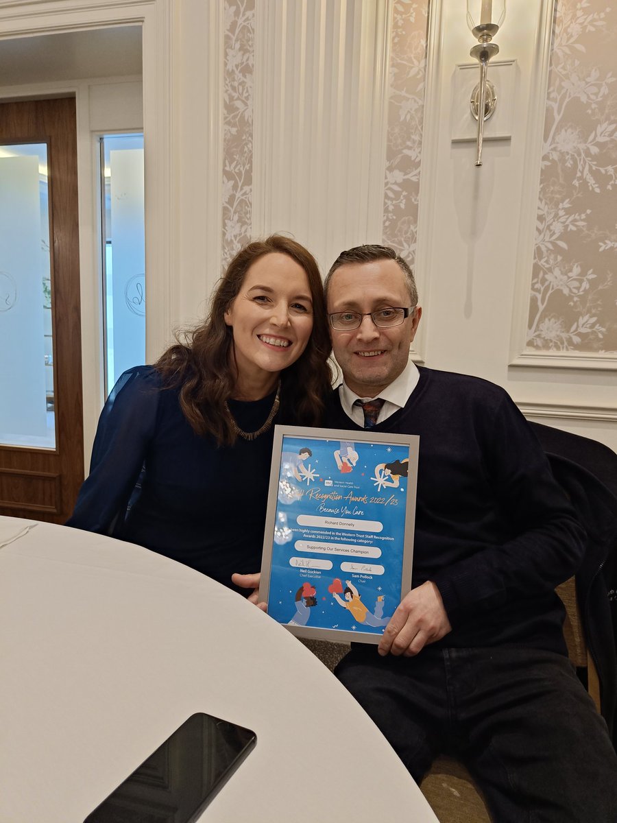 cmcdermott15's tweet image. Congratulations to #teamED Altnagelvin 🌟 for winning patient/ client service award at Staff Recognition Awards. Also our team member Richard for his highly commended for supporting our service award🙌 A worthy winner in our eyes!  @WesternHSCTrust  @GinaHooper10
@pollardgavin16