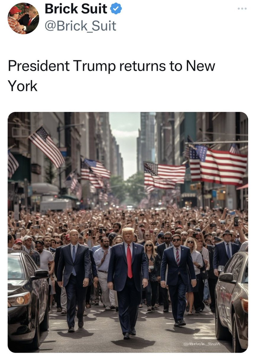 HarleyResists's tweet photo. So this person created a meme and shared it on Twitter for Trump's grand return to New York except when you zoom in on the folks in the crowd there's some interesting things to see... like
#TrumpIndicment #TRUMPRETURNSTONYC https://t.co/fkX6IFoY8d
