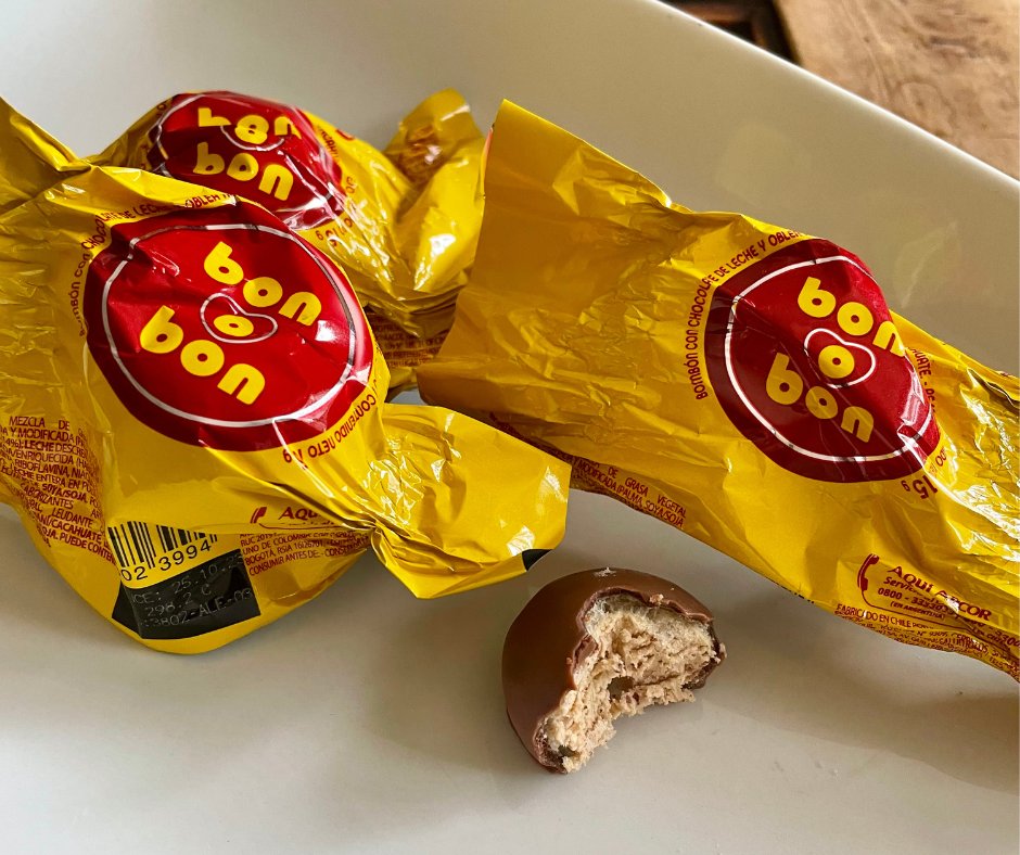 La prueba de que con uno no basta 😆
#BonOBon #chocolate #dulzura #antojo #irresistible