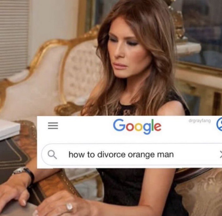 thetrueshelby's tweet photo. Melania right now (probably). https://t.co/NUlifsxtP8