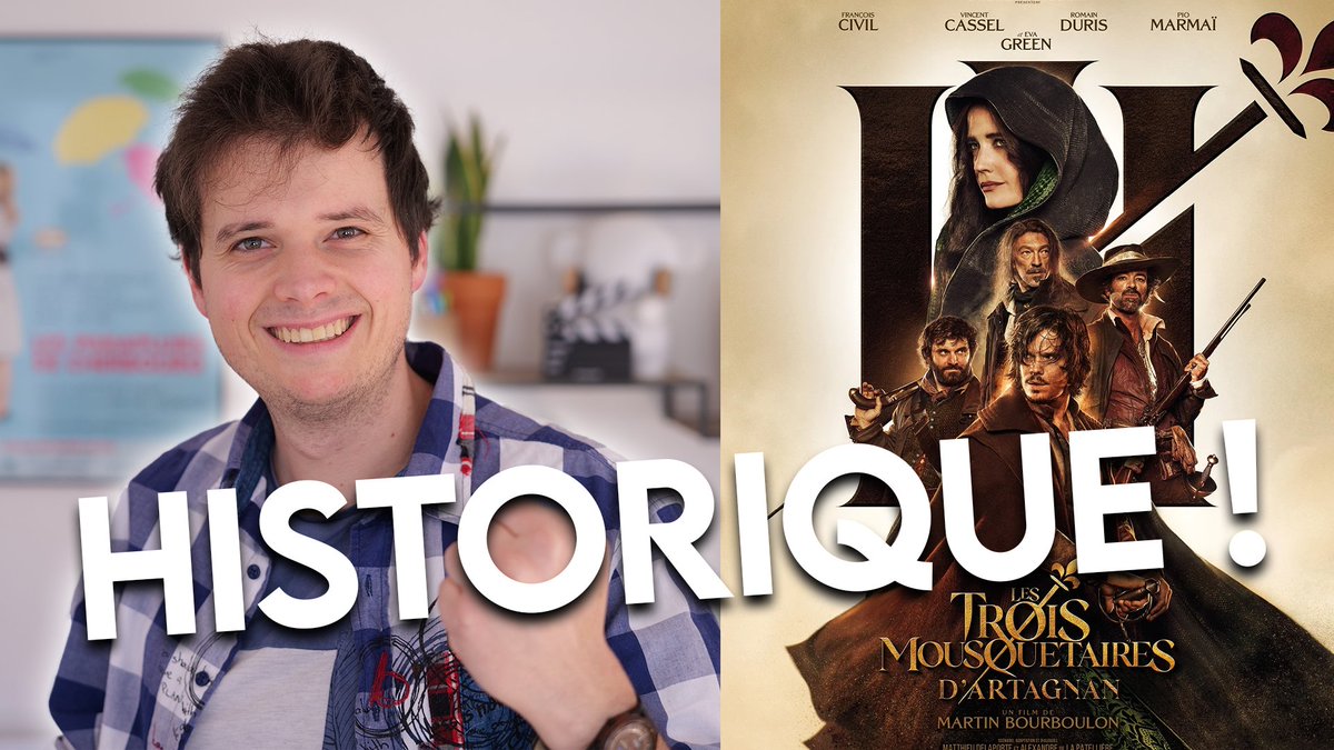 🔶 Nouvelle vidéo 🔶

Les 3 mousquetaires d'Artagnan  | Critique

L'ensemble est peut être un peu trop sage, trop scolaire, mais honnêtement difficile de prendre le film en défaut, le cahier des charges titanesque est rempli, pari réussi !

La vidéo : youtu.be/9gZuvIHU2Ds