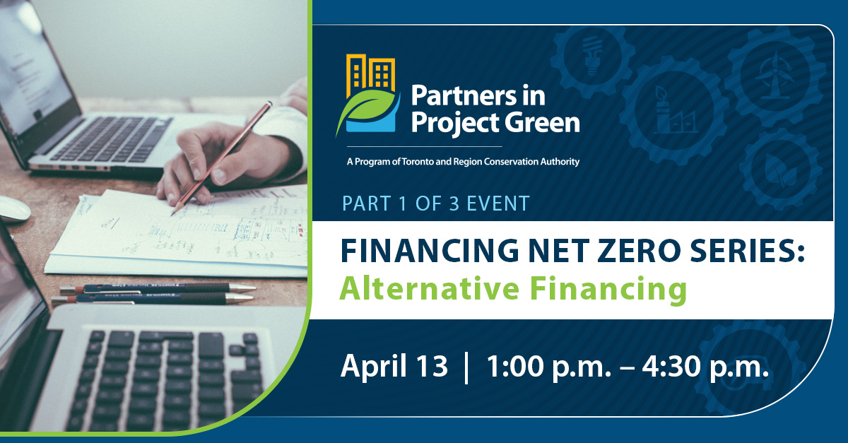 TRCA_HQ's tweet photo. Join Partners in Project Green next week for “Financing Net Zero: Alternative Financing,” a hybrid event exploring innovative ways for businesses to implement energy projects where capital may be limited!

Register here: https://t.co/0L5CYC4lrS

#ESCOs #CleanEnergy #NetZero https://t.co/MRm3sBEveu