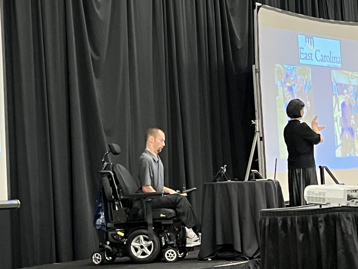 JLocke3T's tweet photo. Awesome keynote to end the @MissouriAT 2023 Power Up Conference! @bwhildreth from @AccessIconPro #PowerUpMoAT https://t.co/uzwPkGjzTH