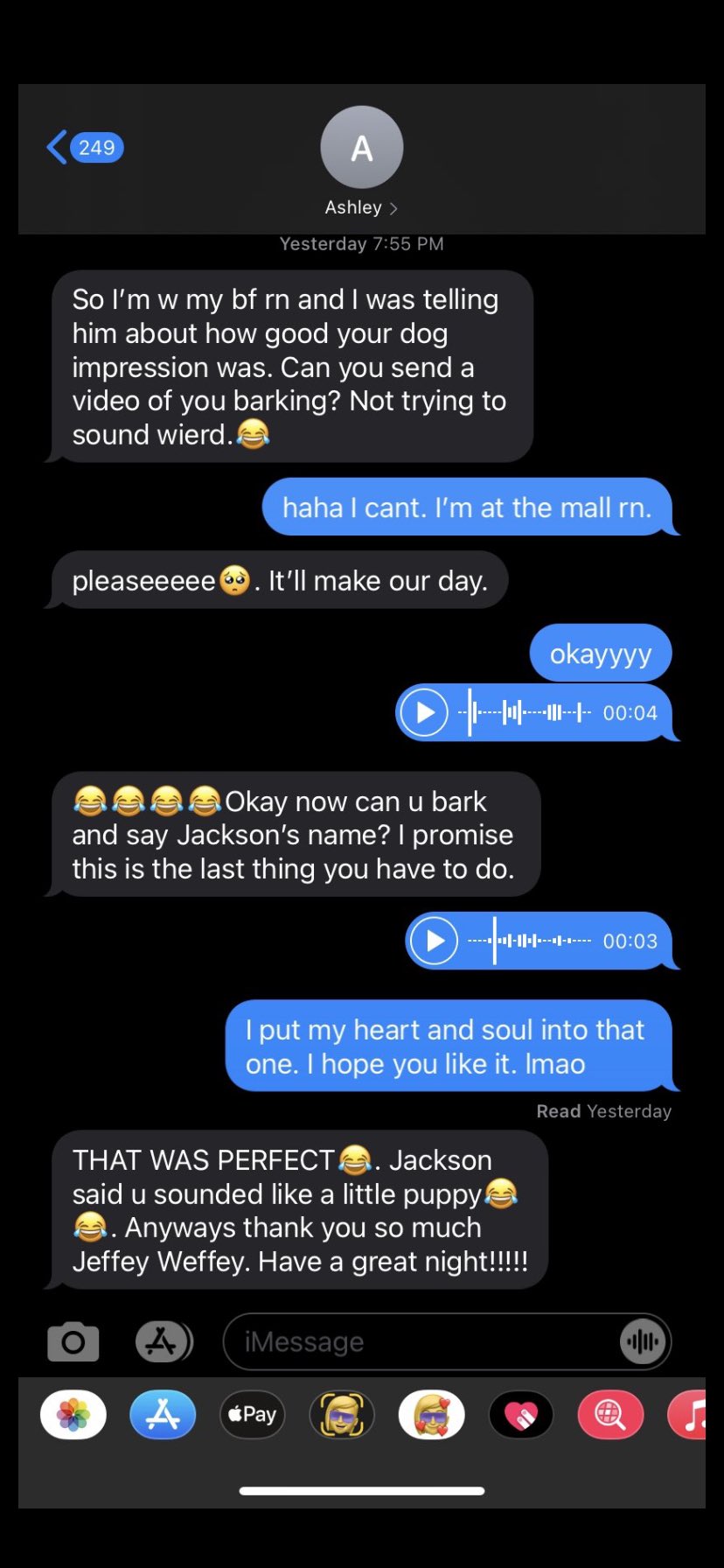 Overprotective Boyfriend Texts