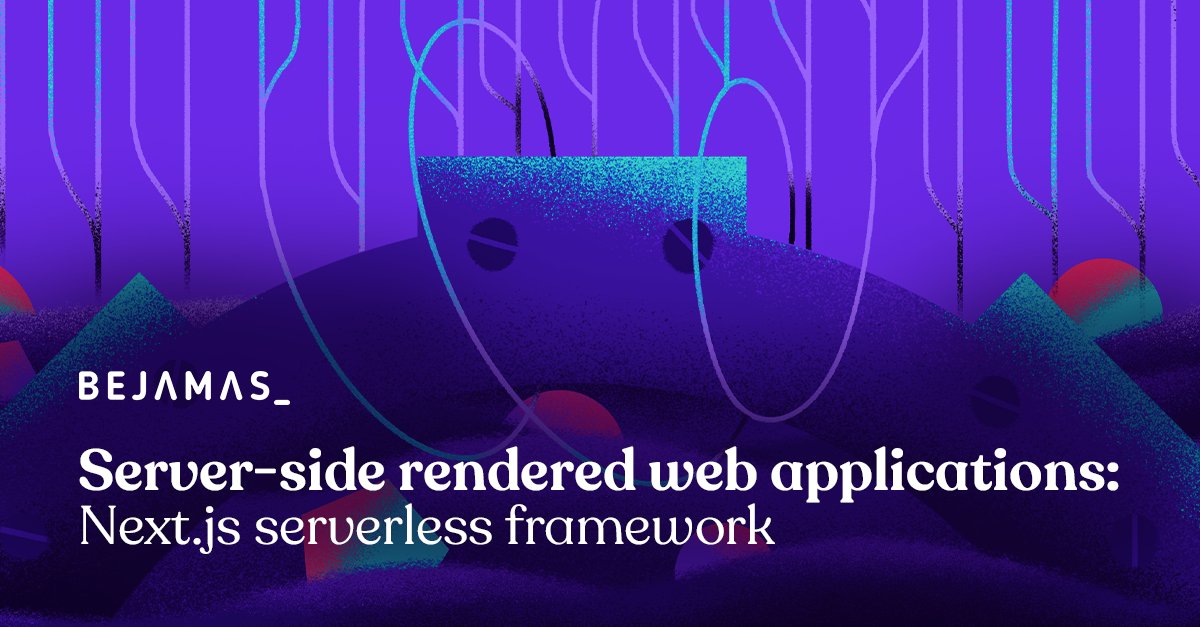 bejamas_io's tweet image. #developers | Build server-side rendered #webapps with ease, performance, and scalability with Next.js! 🚀

Learn how to create serverless functions in @nextjs  and take advantage of the extensive configuration provided by the #ServerlessFramework 👇

bit.ly/41j2JrB