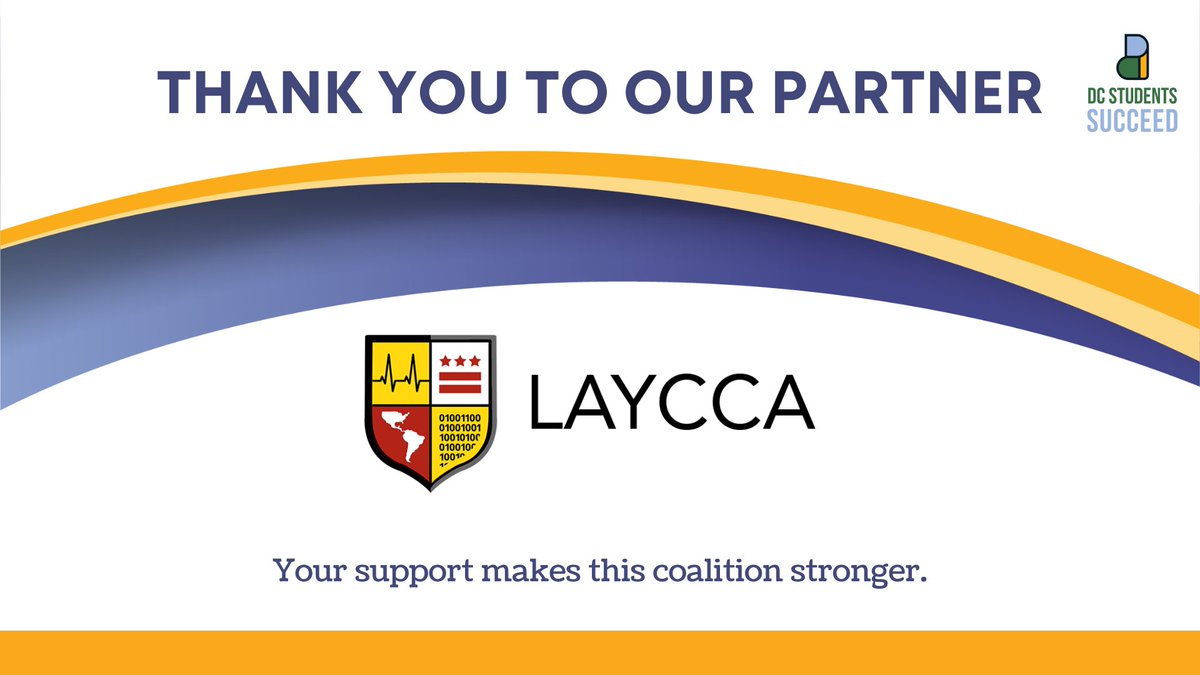 DC Students Succeed (@fordcstudents) on Twitter photo We want to shout out our loyal partner, <a href="/LAYCCAPCS/">LAYC Career Academy</a>. Your support helps us ensure that #DCStudentsSucceed. We want to shout out our loyal partner, <a href="/LAYCCAPCS/">LAYC Career Academy</a>. Your support helps us ensure that #DCStudentsSucceed.