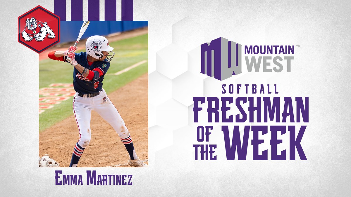 MountainWest's tweet photo. Emma Martinez is your #MWSB Freshman of the Week 🥎 https://t.co/dYL04OM3s6